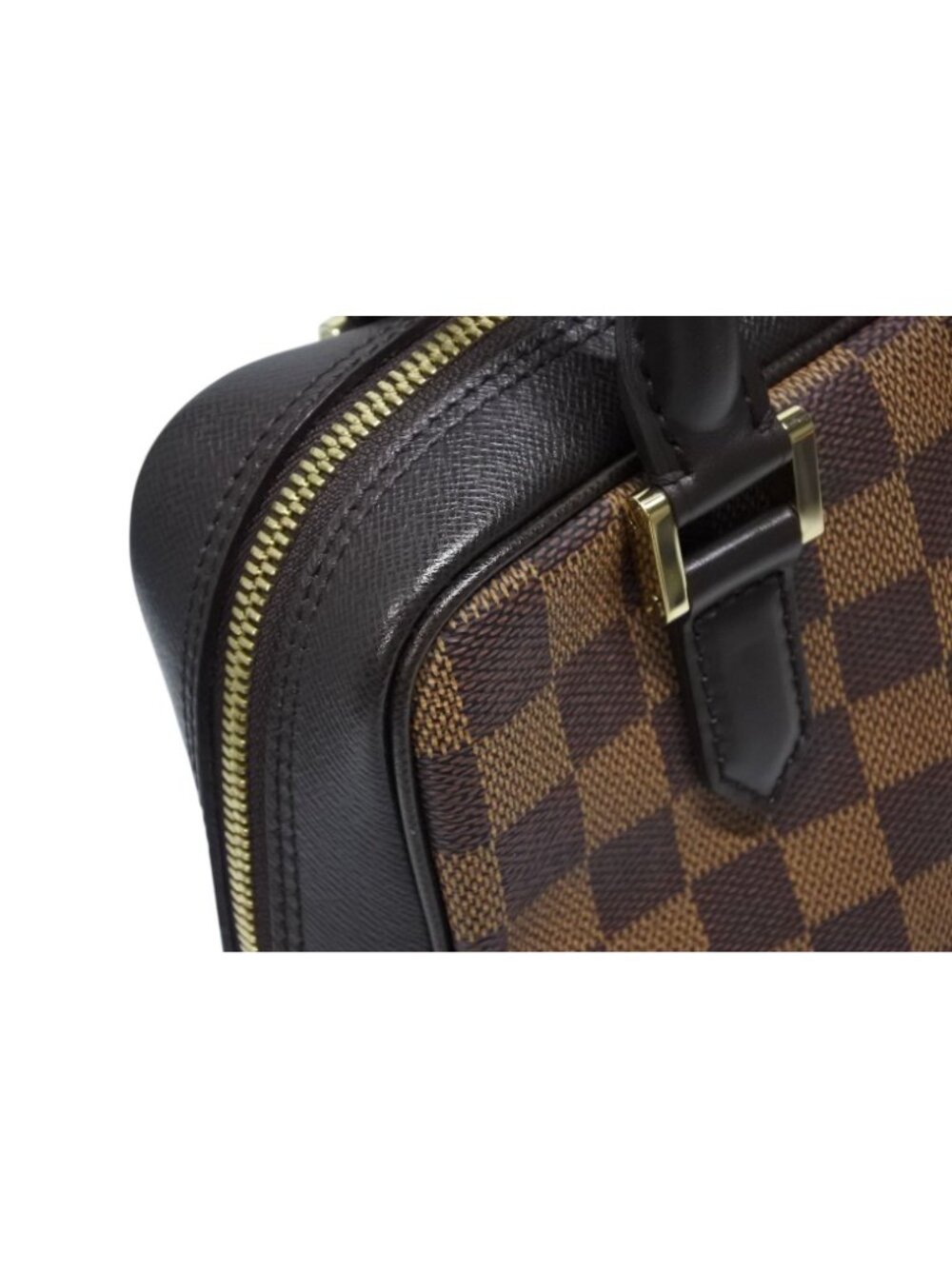 Louis Vuitton Handbag Brera Damier Ebene Gold Brown - Picture 5 of 9